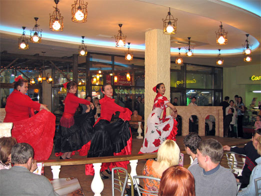 Танцевальные мастер-классы в "Мегаполисе" 8 марта 2006